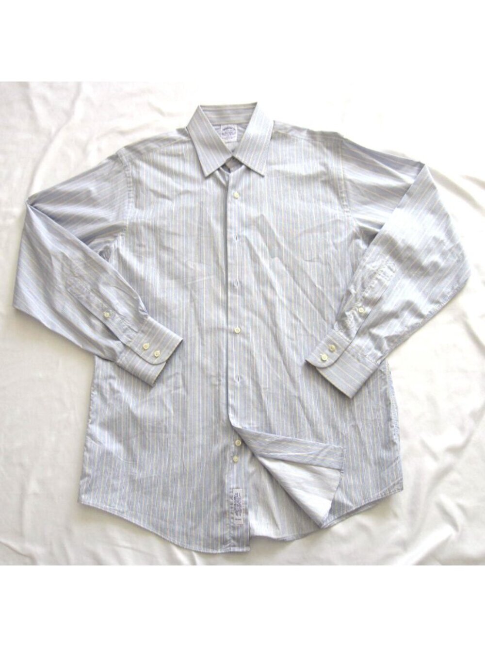 Brooks Brothers 1818 Slim Fit Shirt Sz 15.5-34   Woven Italy Made in USA (M201)